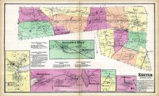 Exeter, Shannock Mills, Carolina Mills, Rockville, Centerville, Moscow, Arcadia, Woodville, Rhode Island State Atlas 1870